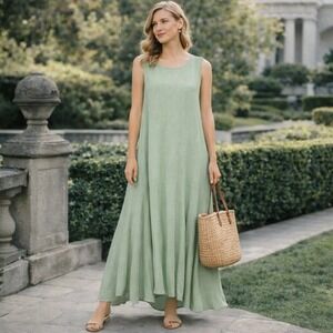 cynthia rowley green linen dress Cynthia Rowley | Dresses | Likenew 0 Linen Cynthia Rowley Bohemian Printed  Sleeveless Dress Size 6